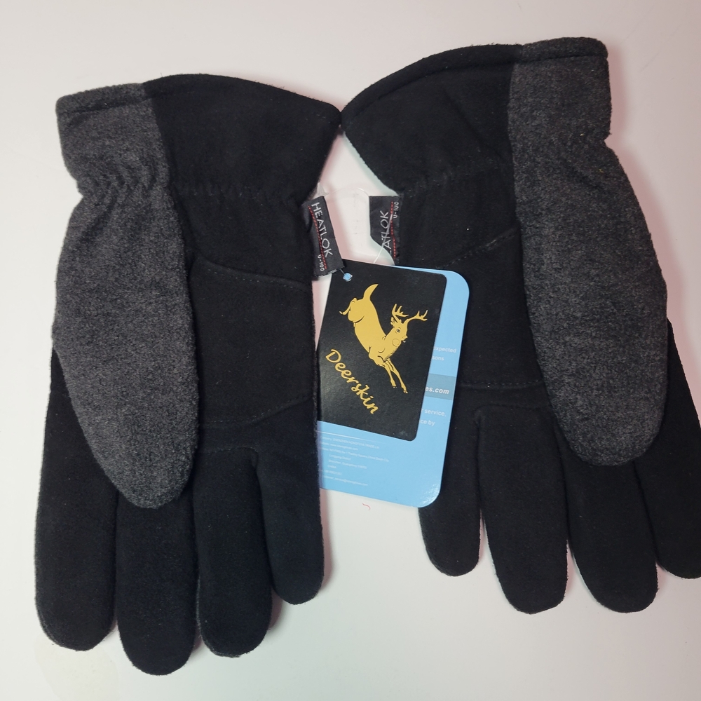 Hunter Black and Gray  Gloves